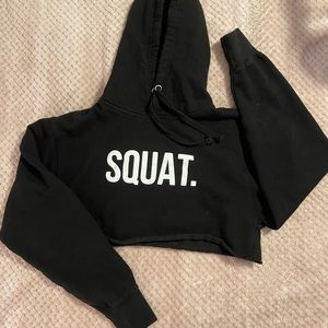 Cropped hoodie